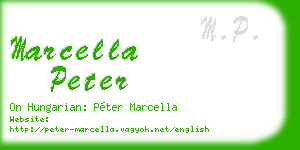 marcella peter business card